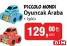 PİCCOLO MONDİ OYUNCAK ARABA IŞIKLI